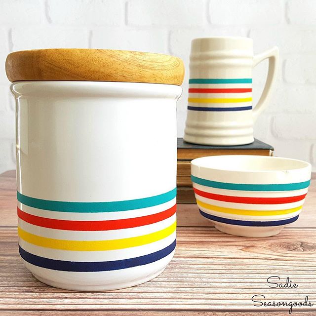 These amazing thrift store Upcycle are my feature pick at this week's #FuntasticFriday link party.  From @sadieseasongoods 
Come on over, the party is rockin'!