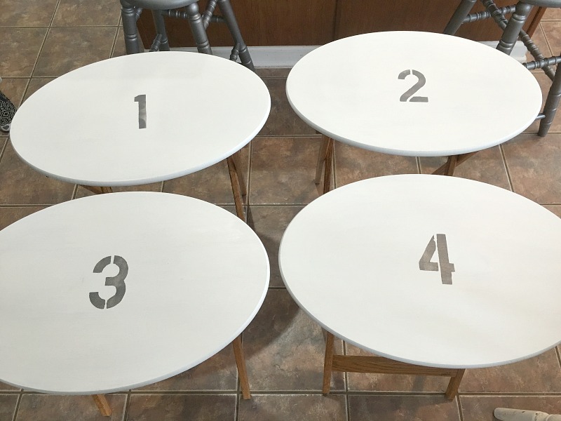 Farmhouse Style TV Tray Tables 8